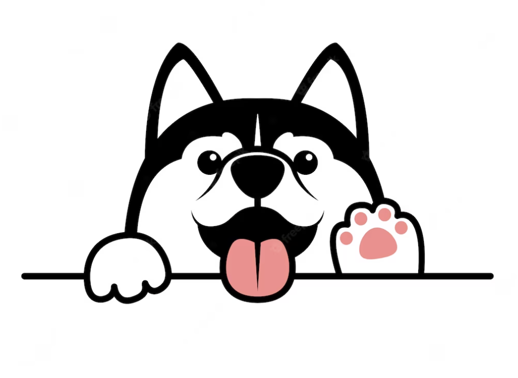 Husky illustration